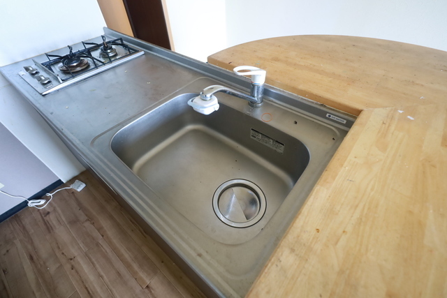 キッチン　２口ガスコンロ有のカウンターキッチン