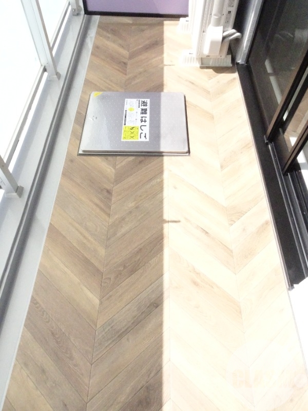 バルコニー　南向きだからお洗濯物も乾きやすい♪