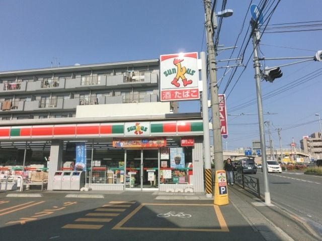 コンビニ　サンクス川崎下作延店（コンビニ）まで81m