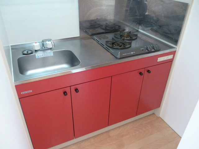 キッチン　２口ガスキッチン