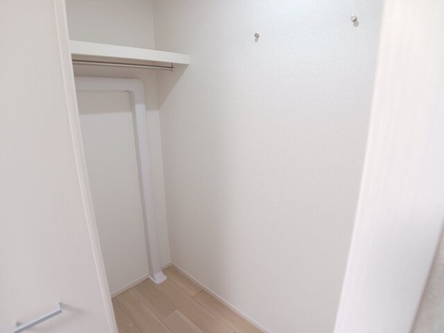 収納　たっぷりとした収納スペースです