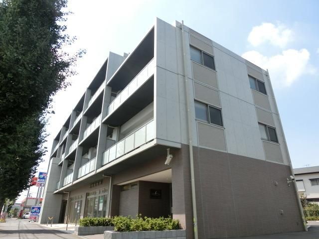 建物外観　２０１４年築　オートロック付マンション　経済的な都市ガス