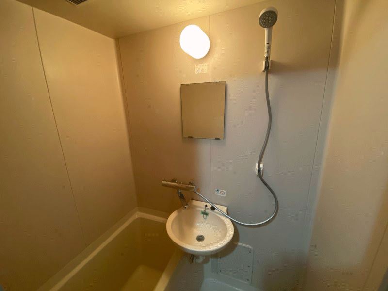 バス・シャワールーム　浴室洗面台付きです