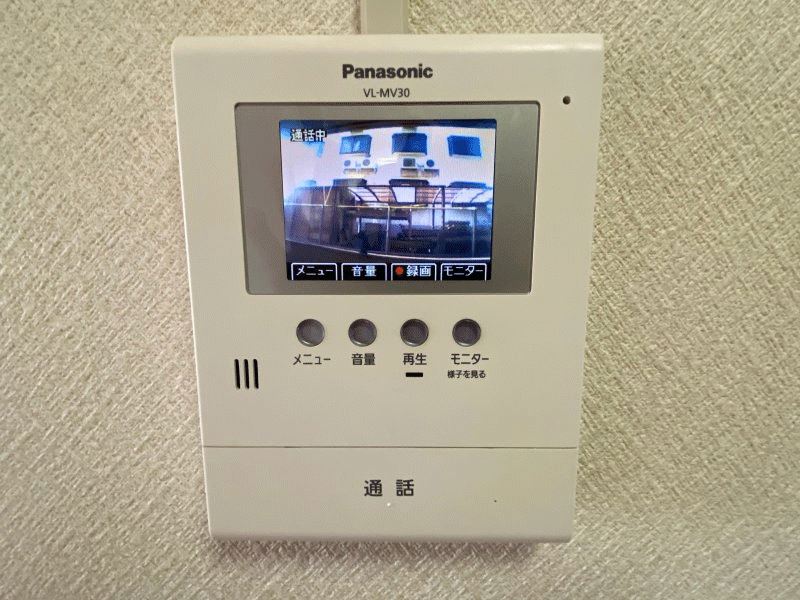 セキュリティ　ＴＶモニター付きインターホンあります