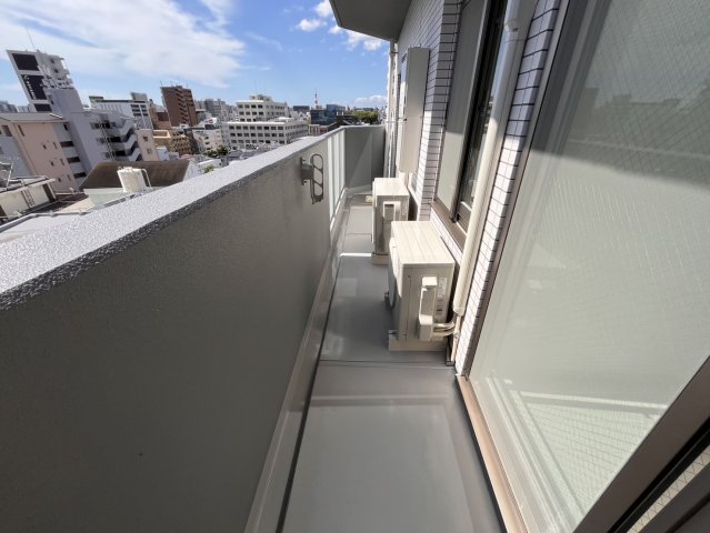 バルコニー　落ち着いた時間を過ごせるバルコニーです