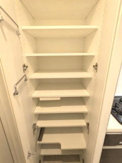 収納　収納のためのスペースです