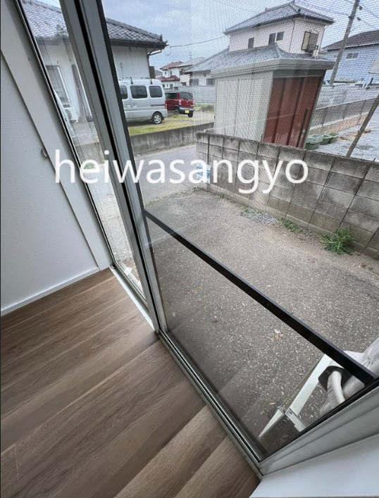 庭　目の前が専用駐車場です