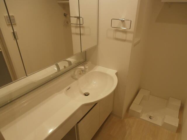 洗面設備　追焚機能付きです