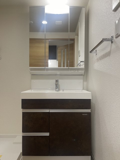 洗面設備　同物件別号室のものです。