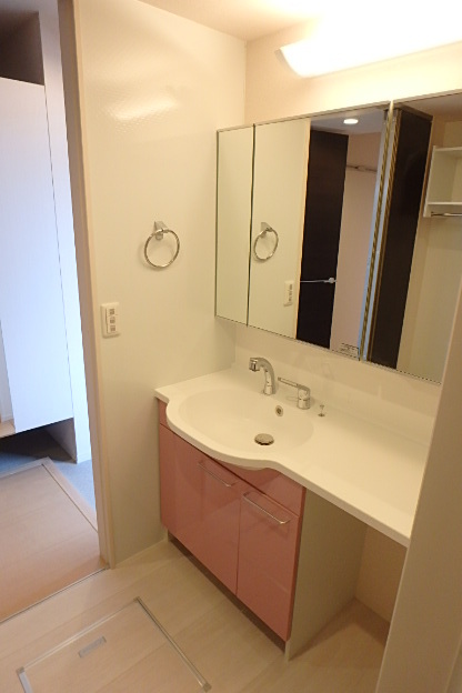 洗面設備　シャワー付き洗面台