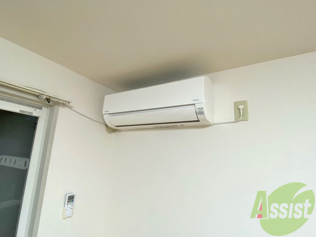 その他設備　エアコンが設置してありますので、寒暖対策もばっちり。