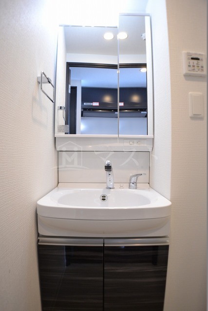 洗面設備　カラーパターンはお部屋により異なります