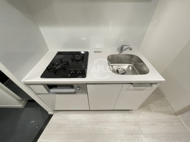 キッチン　ソルテラス難波NEO　2口ガス・グリル付き