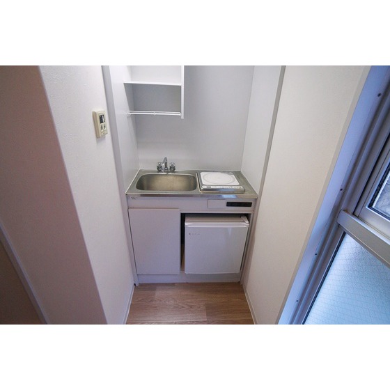 キッチン　ＩＨコンロ・ミニ冷蔵庫付きキッチン