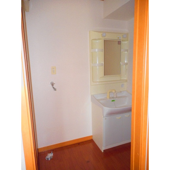 洗面設備　洗濯機置き場