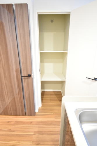 その他部屋・スペース　キッチン横に多様性ある収納スペース付。