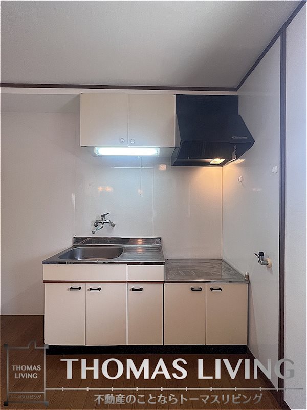 キッチン　コンロ設置可。お好きなコンロを設置ください。