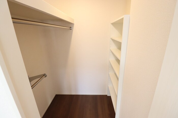収納　たっぷりとした収納スペースです