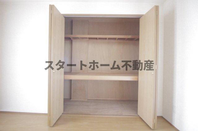 収納　十分な収納スペースがあります