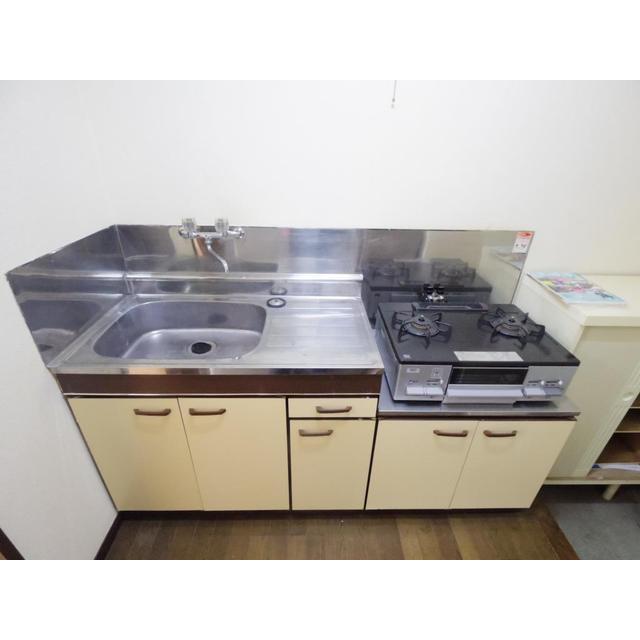 キッチン　ガスコンロは付きません