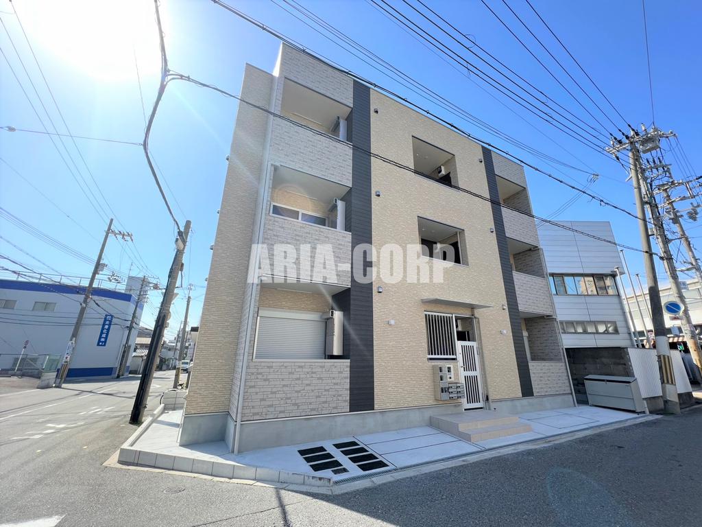 建物外観　2023年完成、大手ハウスメーカー施工デザイナーズアパート！