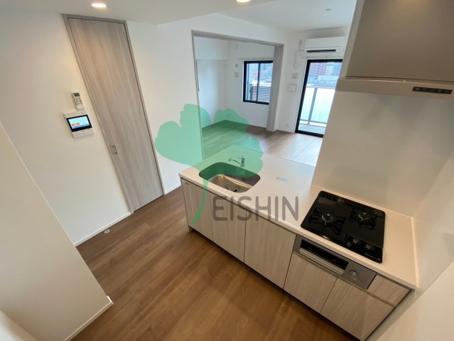 キッチン　シンプルな清潔感のあるキッチンです！