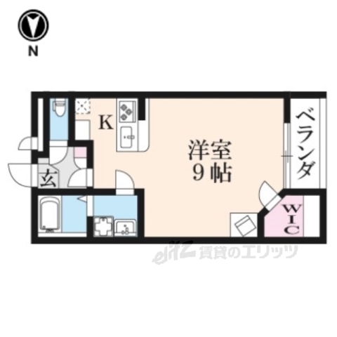 レオパレスルミナスの間取り写真
