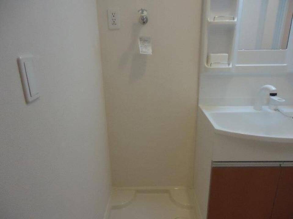 洗面設備　洗濯機置場