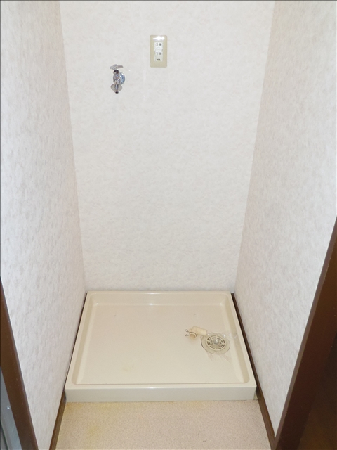 その他設備　洗濯機は室内に置けます。