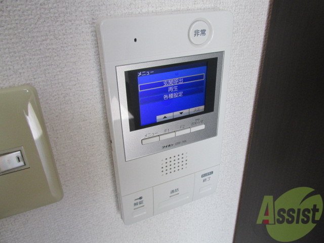 セキュリティ　安心！安全！ＴＶモニタ付きオートロックです