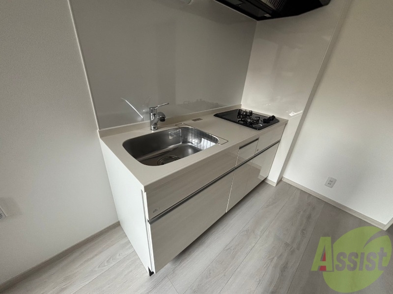 キッチン　キッチンは２口ガスコンロになっております。