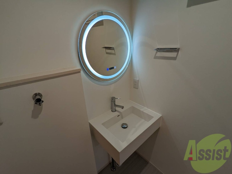 洗面設備　写真は同物件の別部屋、間取りになります。ご参考下さい。