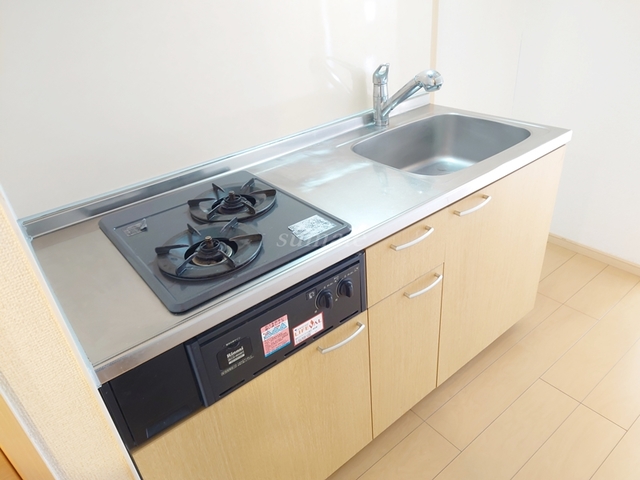 キッチン　お料理しやすいガスコンロです☆