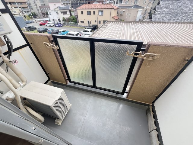バルコニー　落ち着いた時間を過ごせるバルコニーです