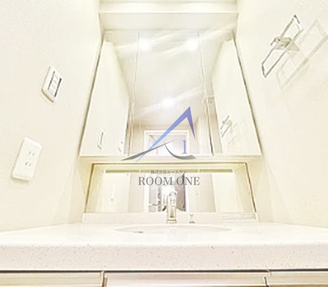 洗面設備　洗面台です。