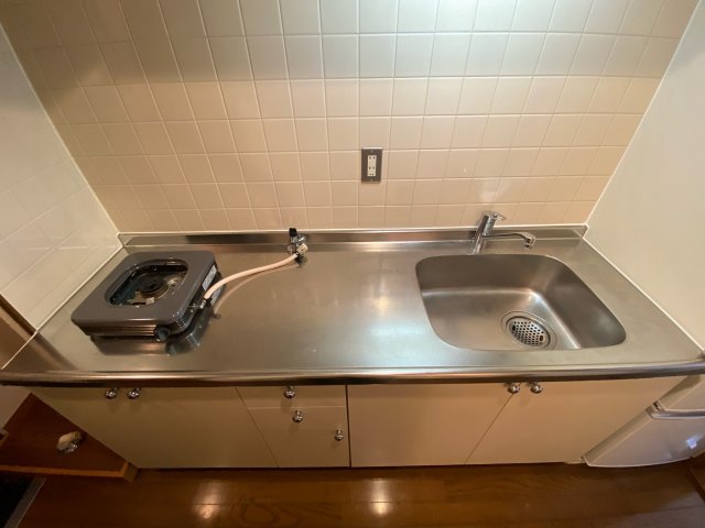 キッチン　ガスコンロ付のキッチン♪