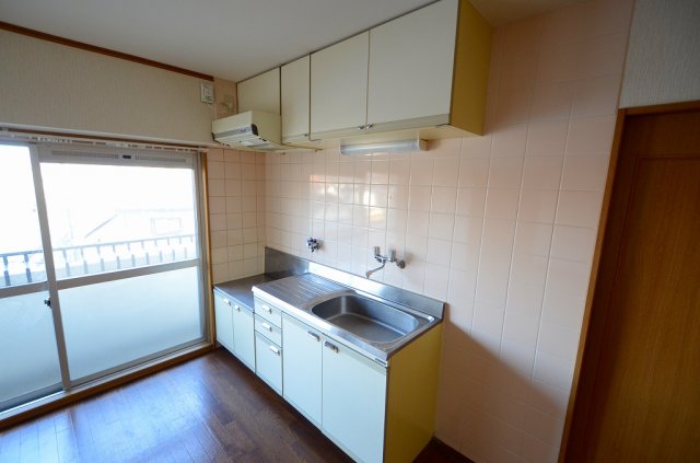 キッチン　ガスコンロ設置可能なキッチン！