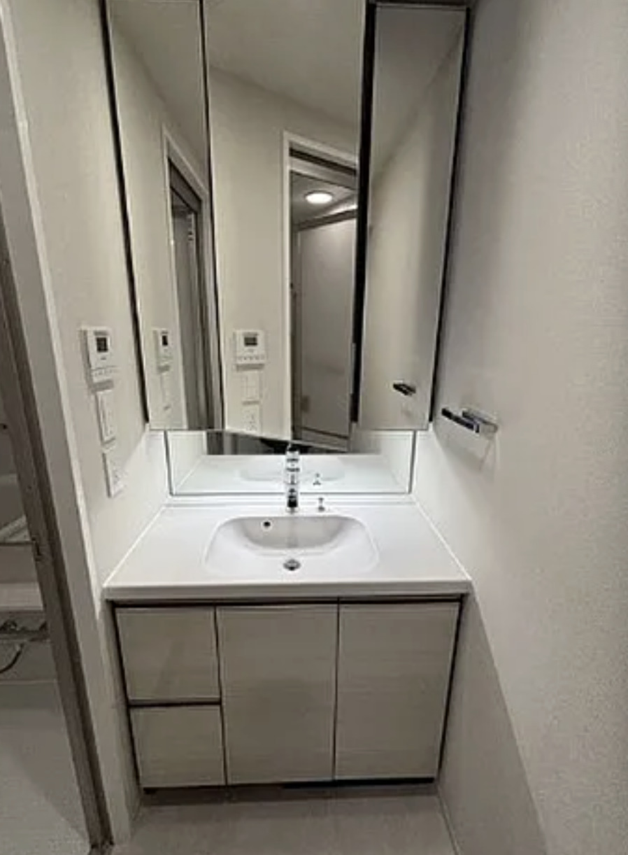 洗面設備　※別部屋の参考写真です。