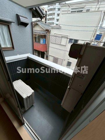 バルコニー　広々としたバルコニーです