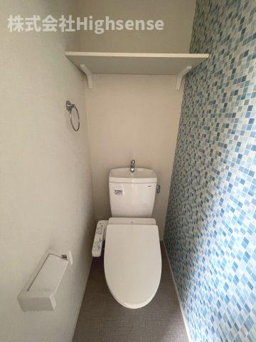 トイレ　ゆったりとした空間のトイレです