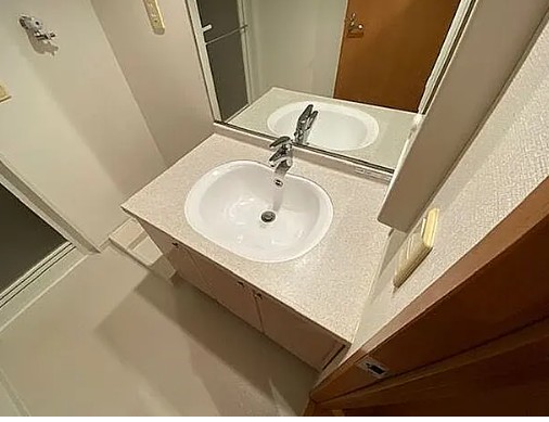洗面設備　写真は同タイプ住居です。
