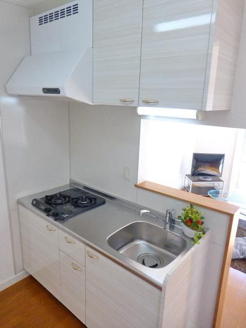キッチン　モデルルーム設置の部屋写真です