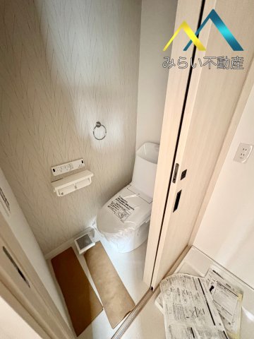 トイレ　自社撮影写真　建築中