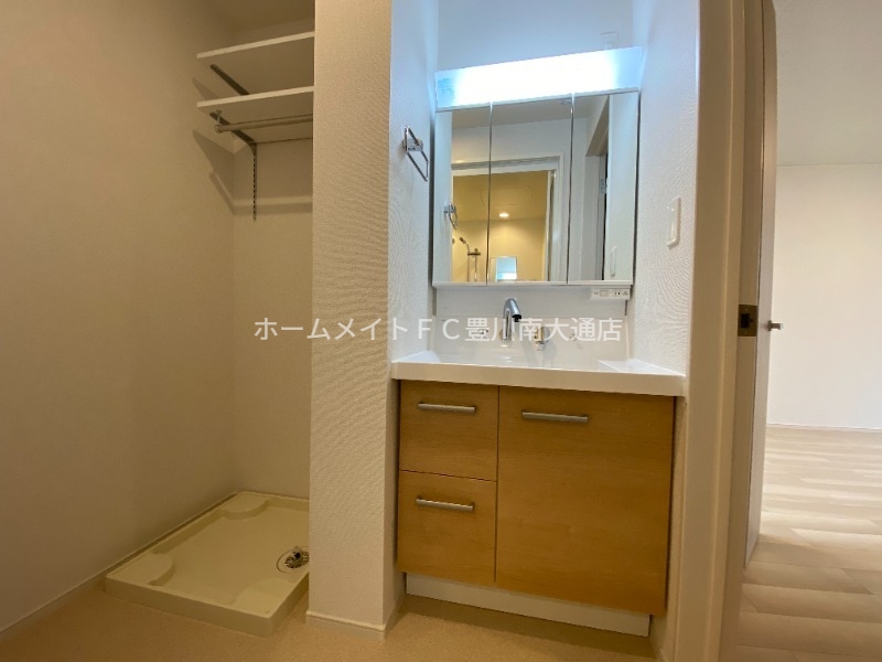 洗面設備　同型完成モデル
