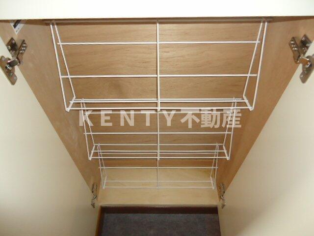 収納　収納があります
