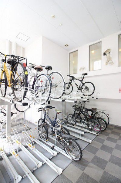 駐車場　駐輪場です