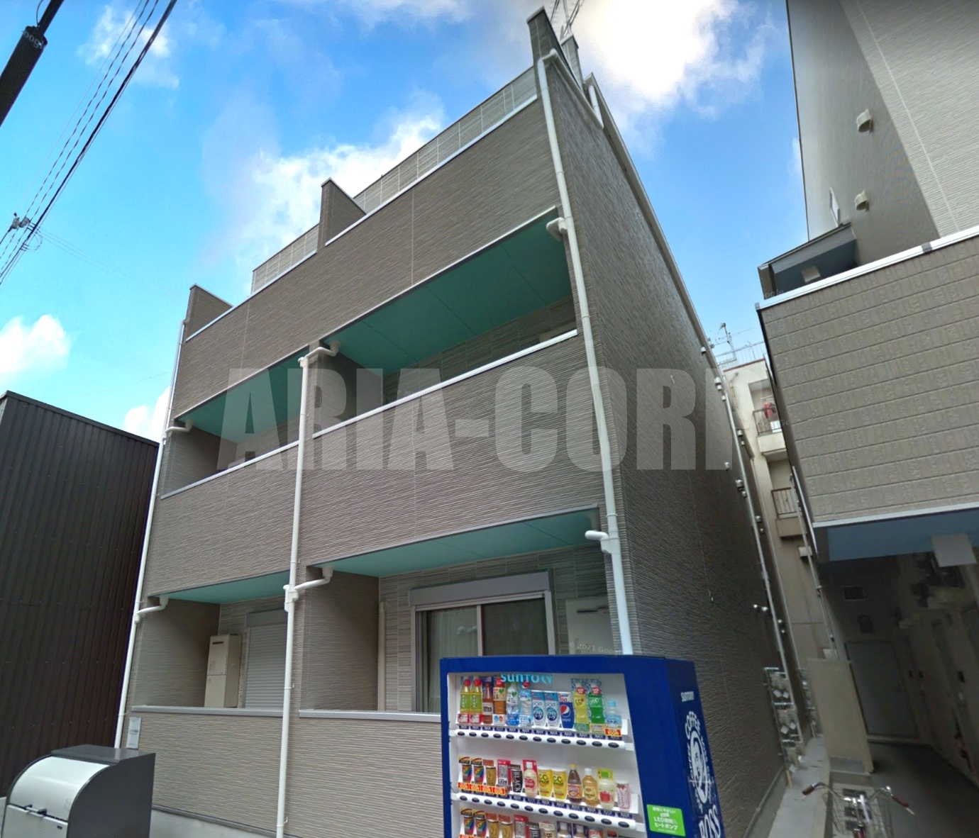 建物外観　2018年完成、大手ハウスメーカー施工デザイナーズアパート！