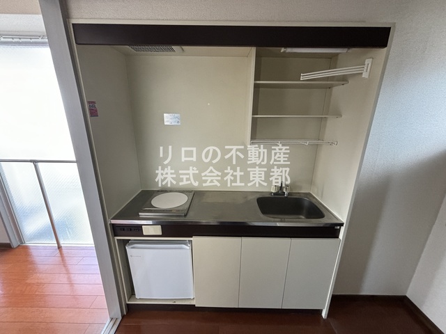 キッチン　火を使わず安心でお掃除も簡単なＩＨコンロ１口付です♪