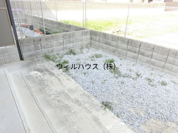 バルコニー　専用庭！