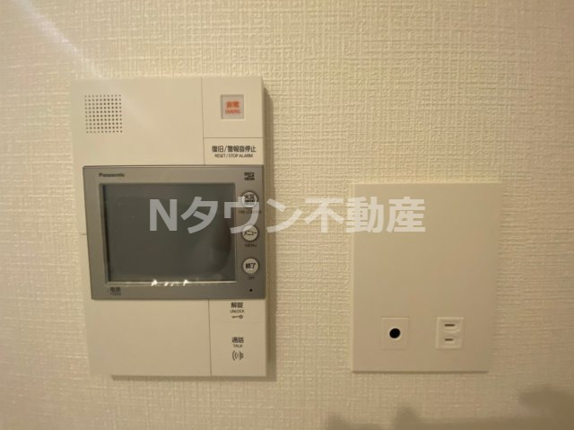セキュリティ　モニター付きです